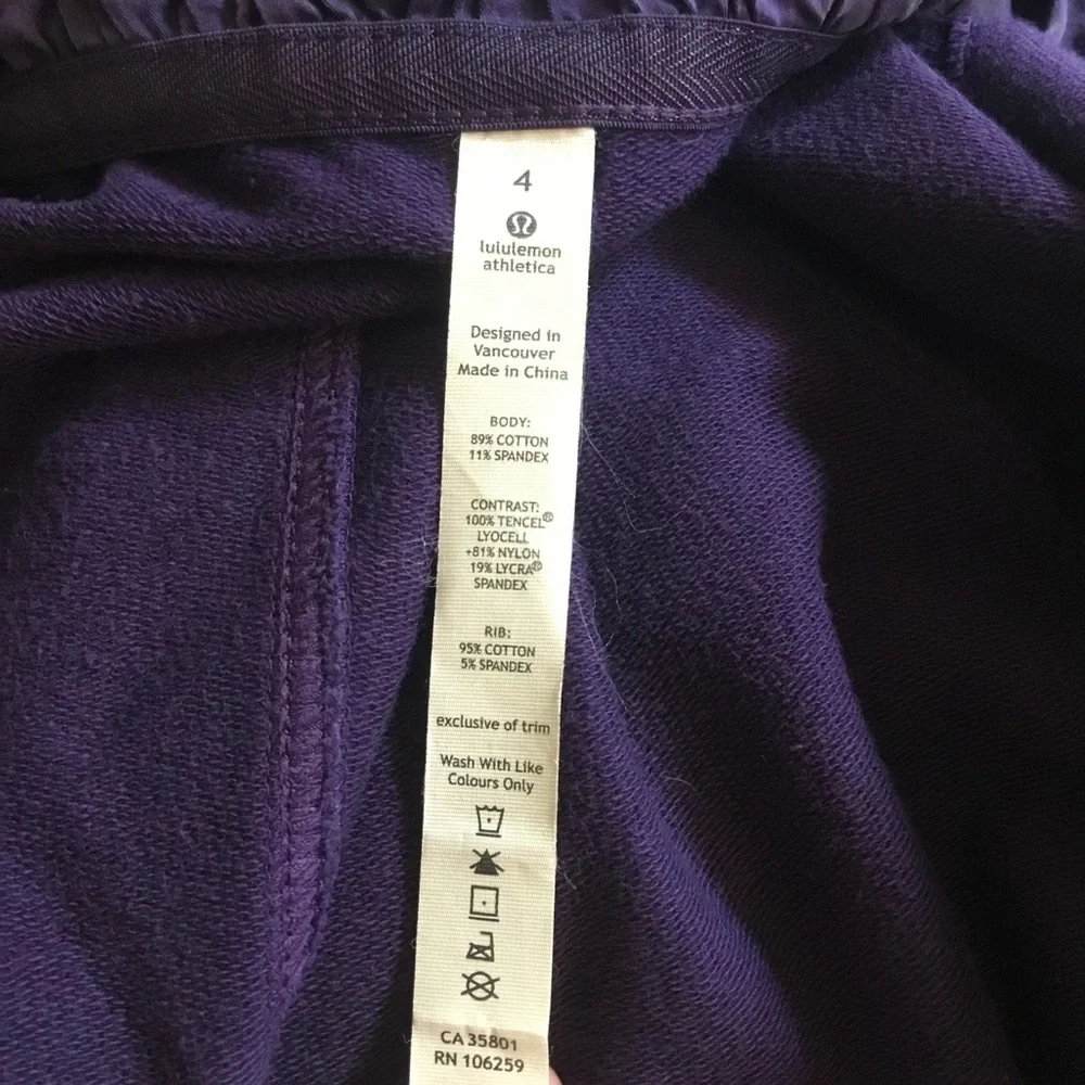 lululemon athletica comfy material